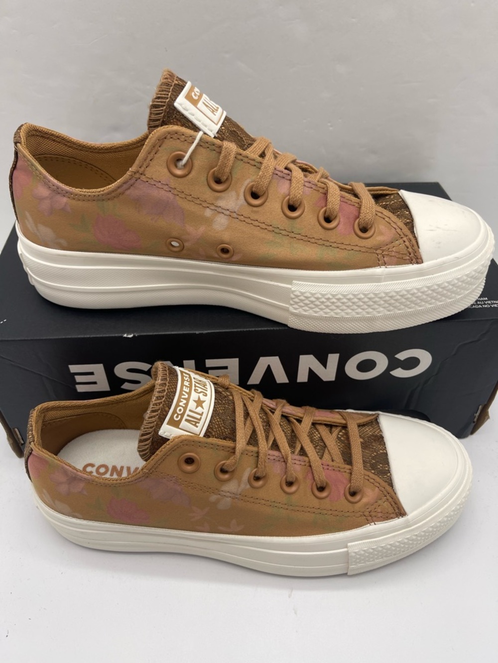 Converse CTAS Lift Ox Platform Sneakers Incensed Egret Grounded A17486F Low Top - Picture 4 of 16
